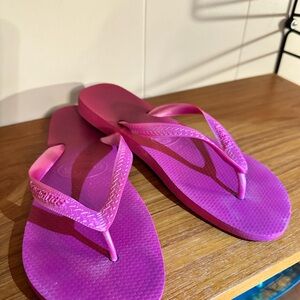 Pink Havianas Flip Flops